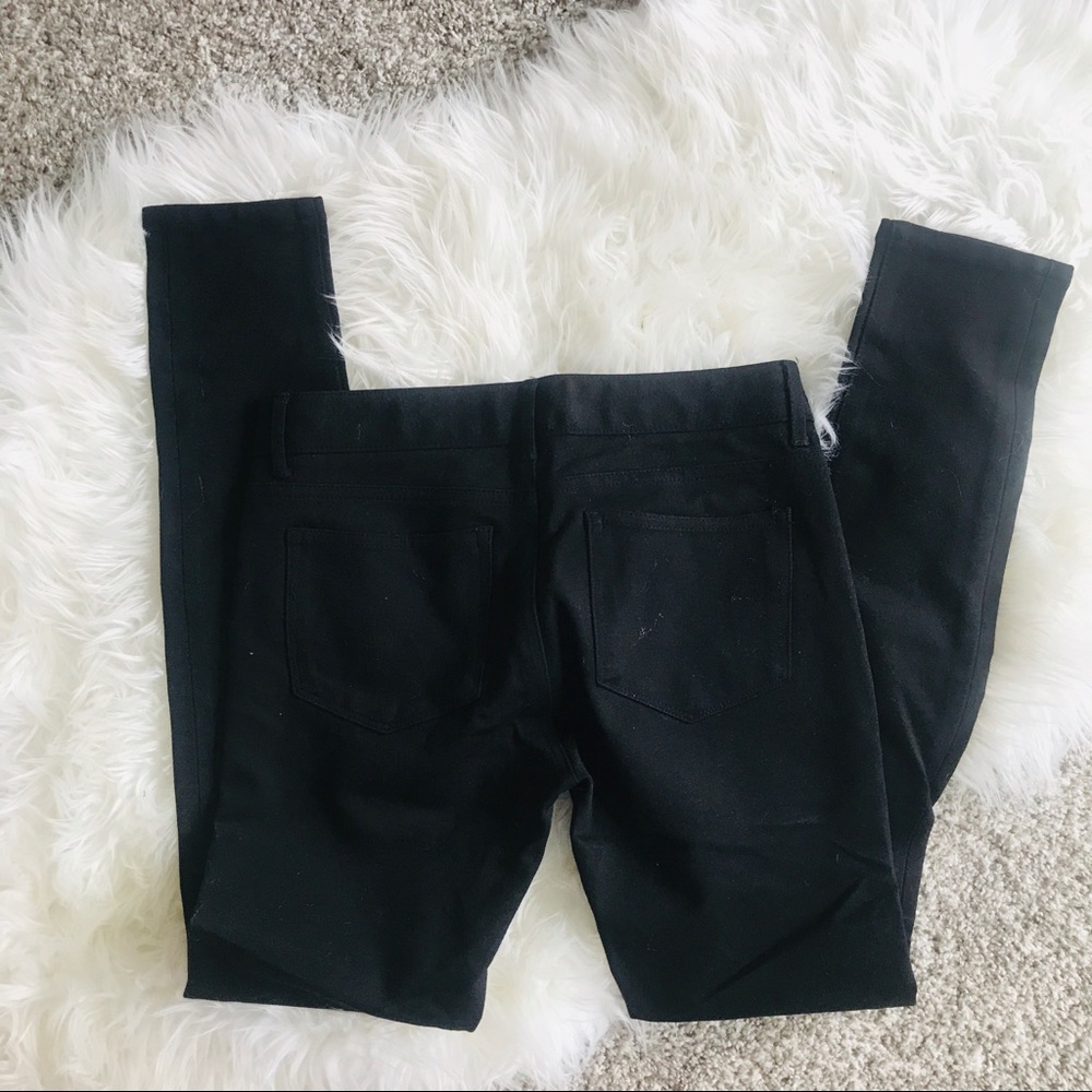 Paige Black Skinny Legging Pants Size 28 Pull On Stretch